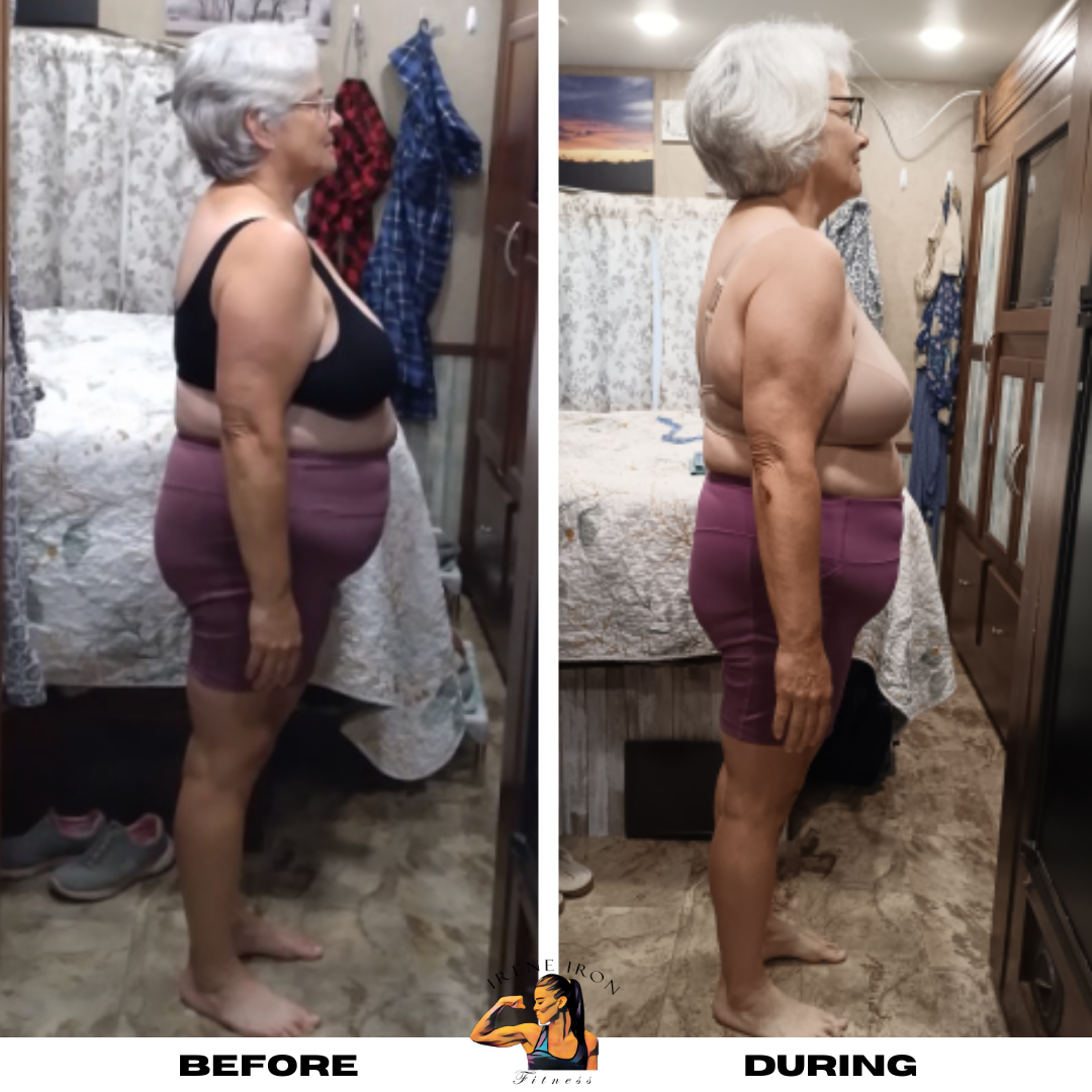 Woman's transformation photo