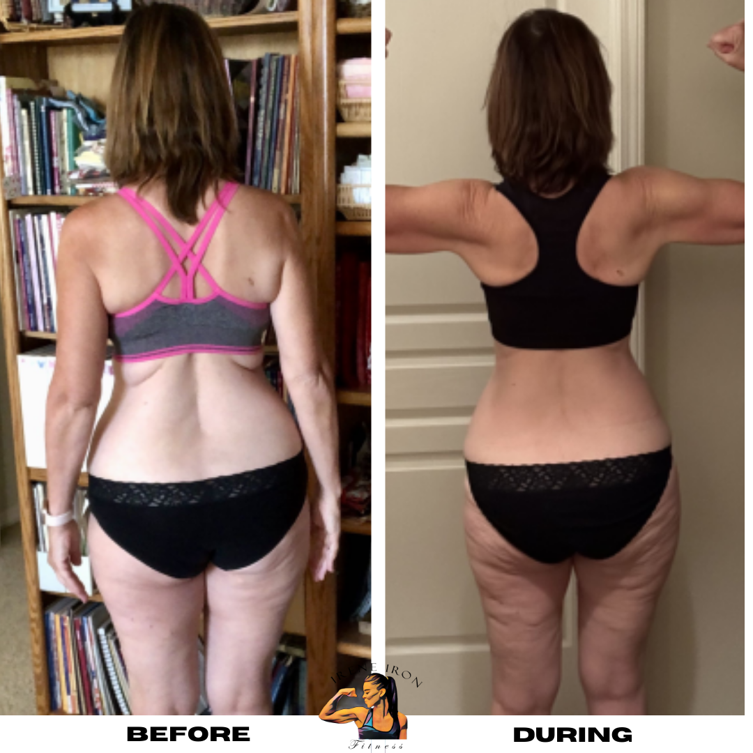 Woman's transformation photos